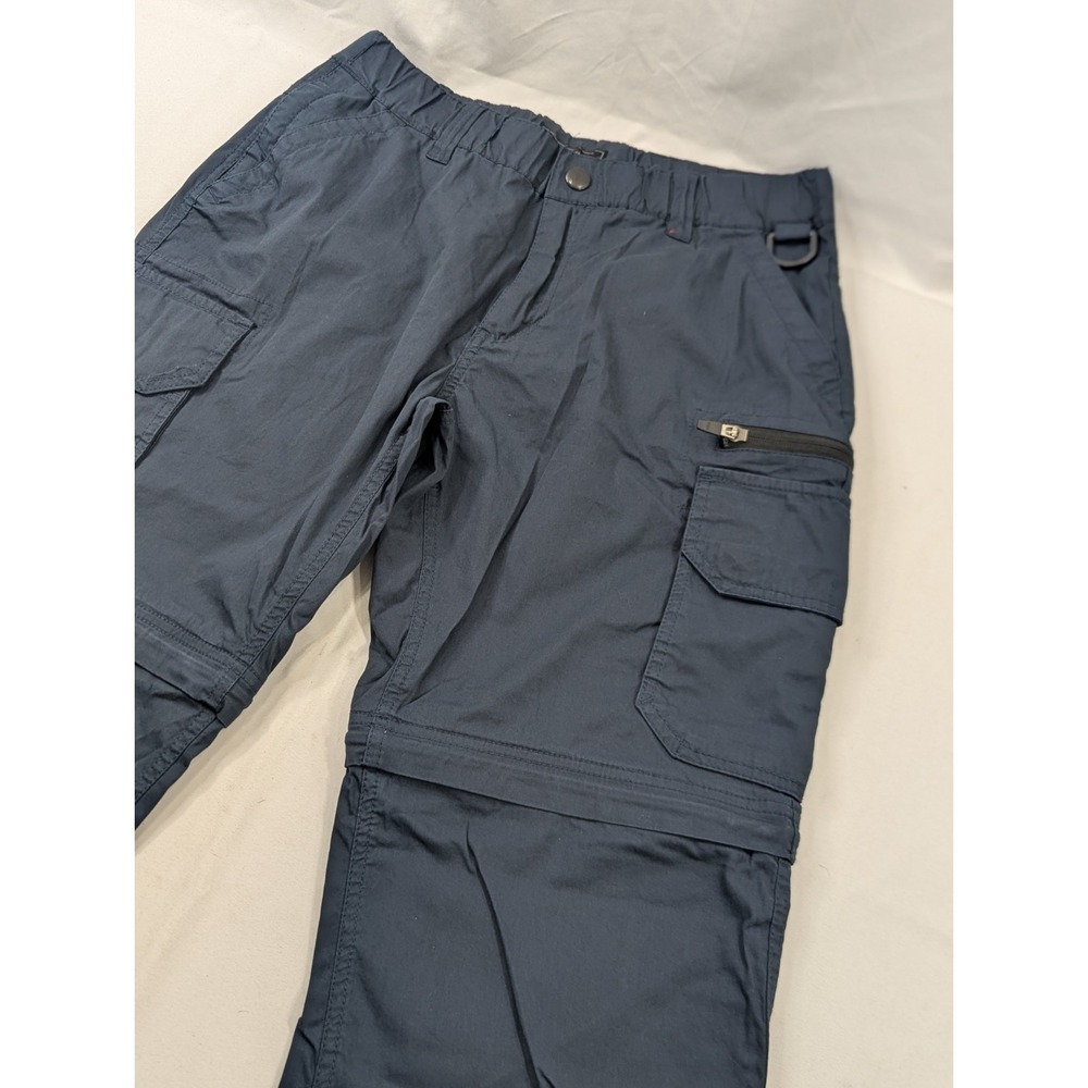 The‎ B.C. Clothing Co Convertible Pants Size 30x29 Cargo Tactical Stretch Blue